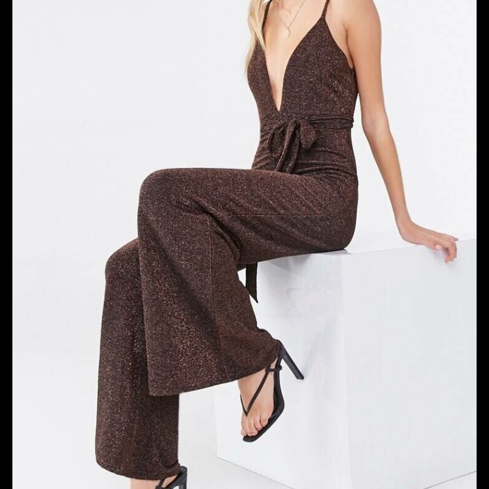 Forever 21 Bronze Jumpsuit